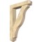 Ekena Millwork Funston Arts and Crafts Rough Sawn Bracket w/ Offset Brace, Douglas Fir, 6"W x 28"D x 40"H BKT0604X28X40FST03RDF - alternate 1
